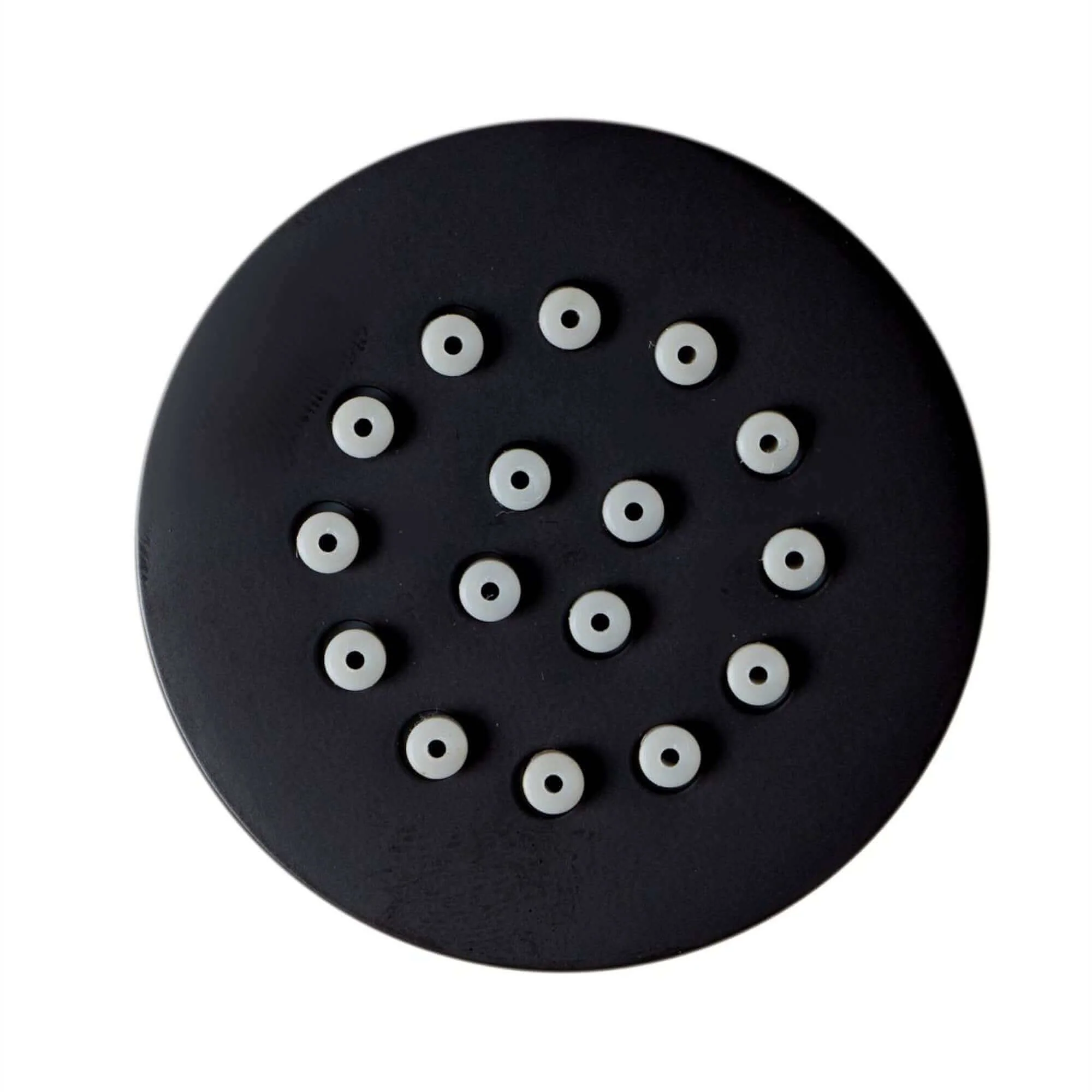 4 x round shower body jets - matt black - Image 4