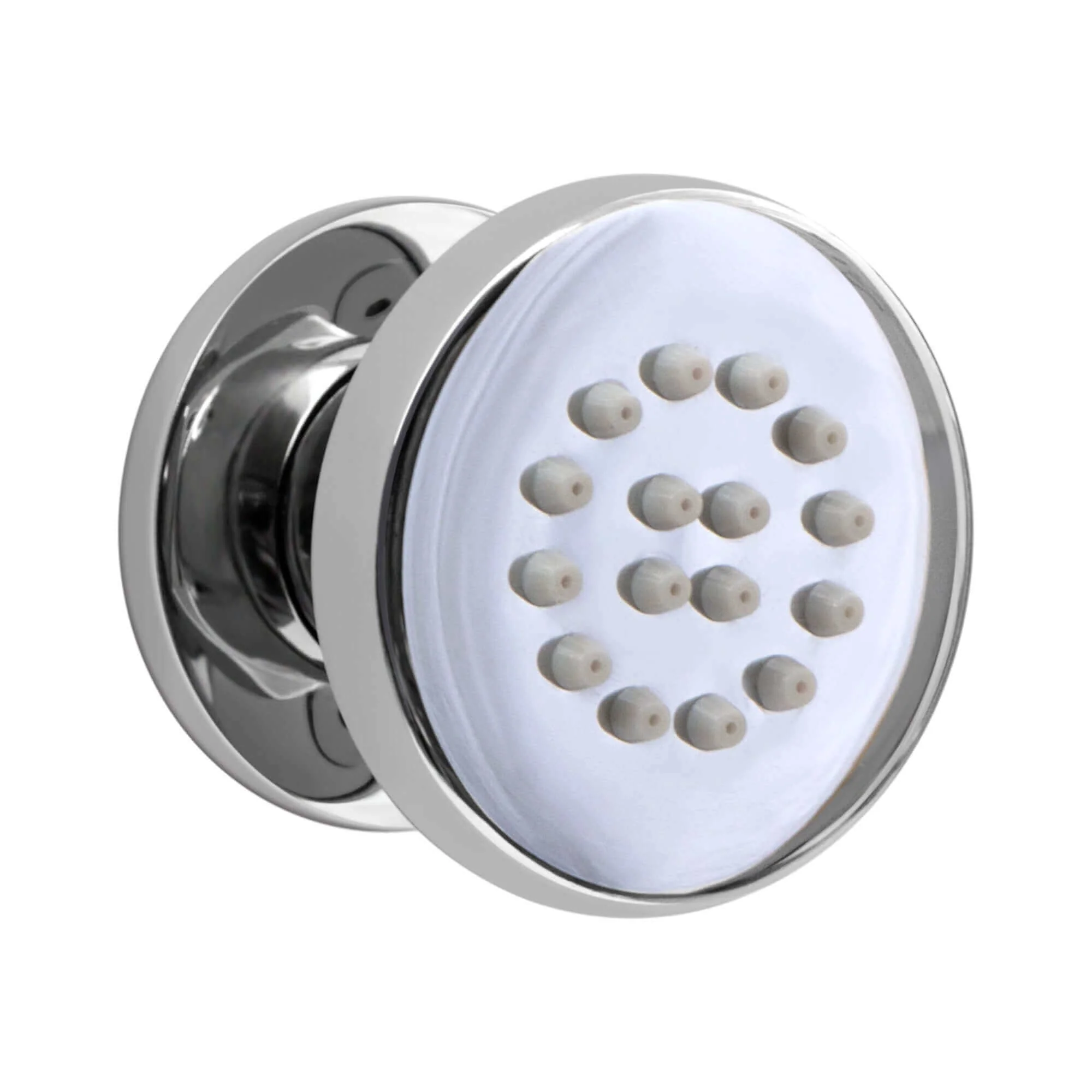 6 x round shower body jets - chrome - Image 6