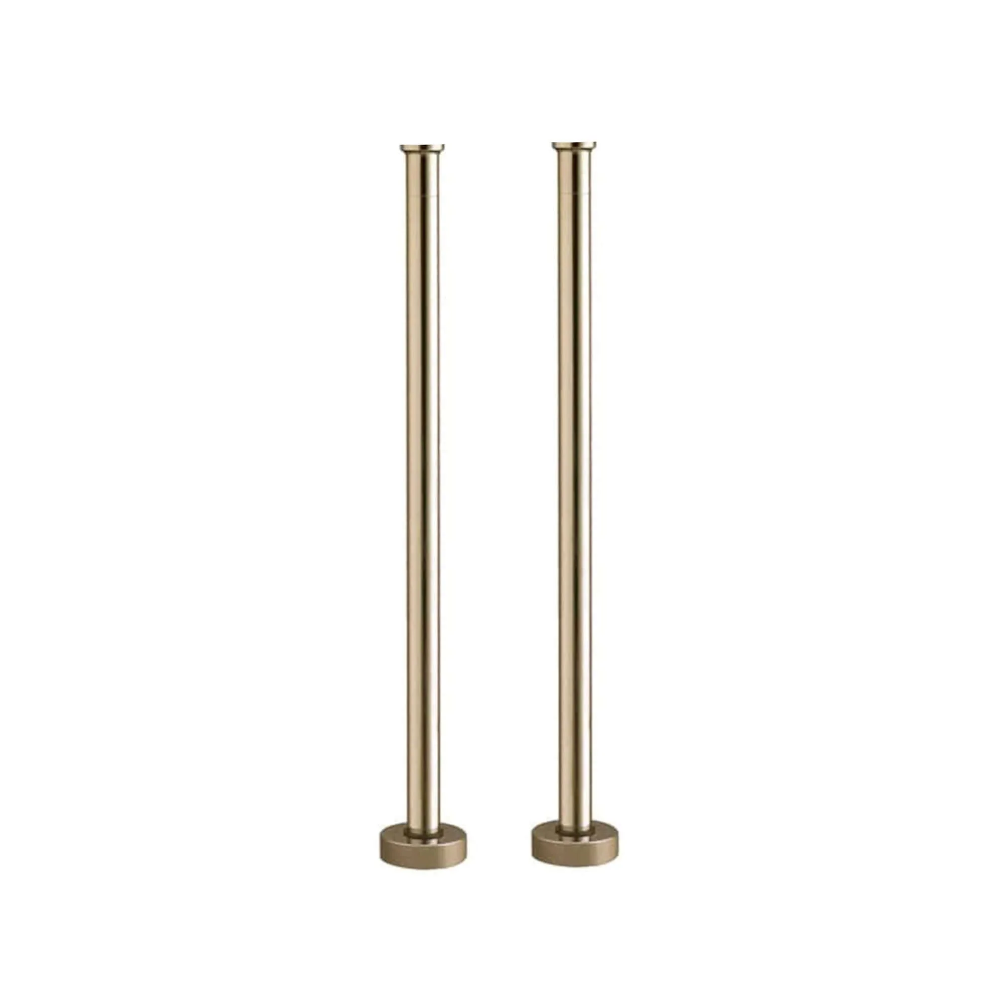 Bath mixer tap standpipes - gold