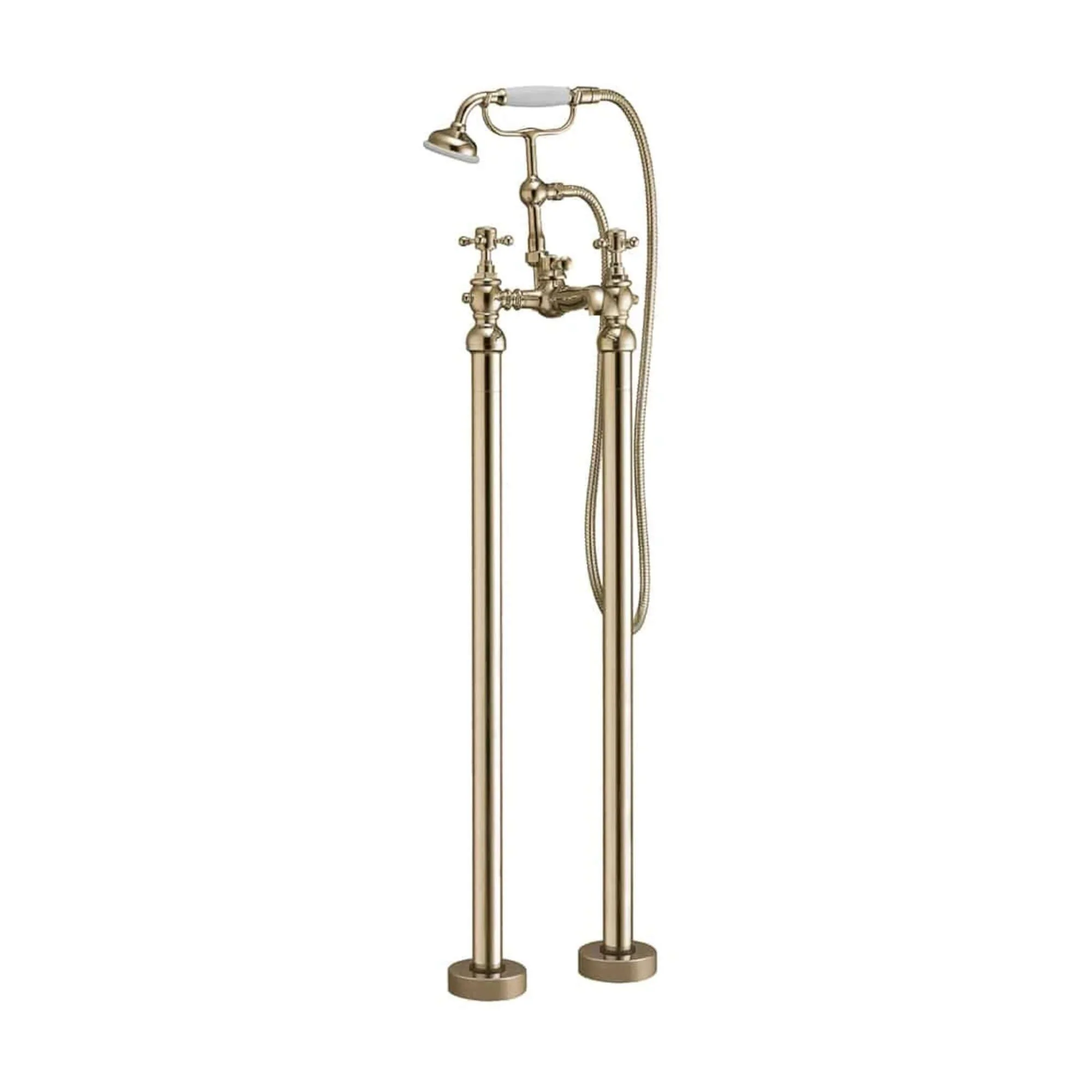 Bath mixer tap standpipes - gold - Image 2
