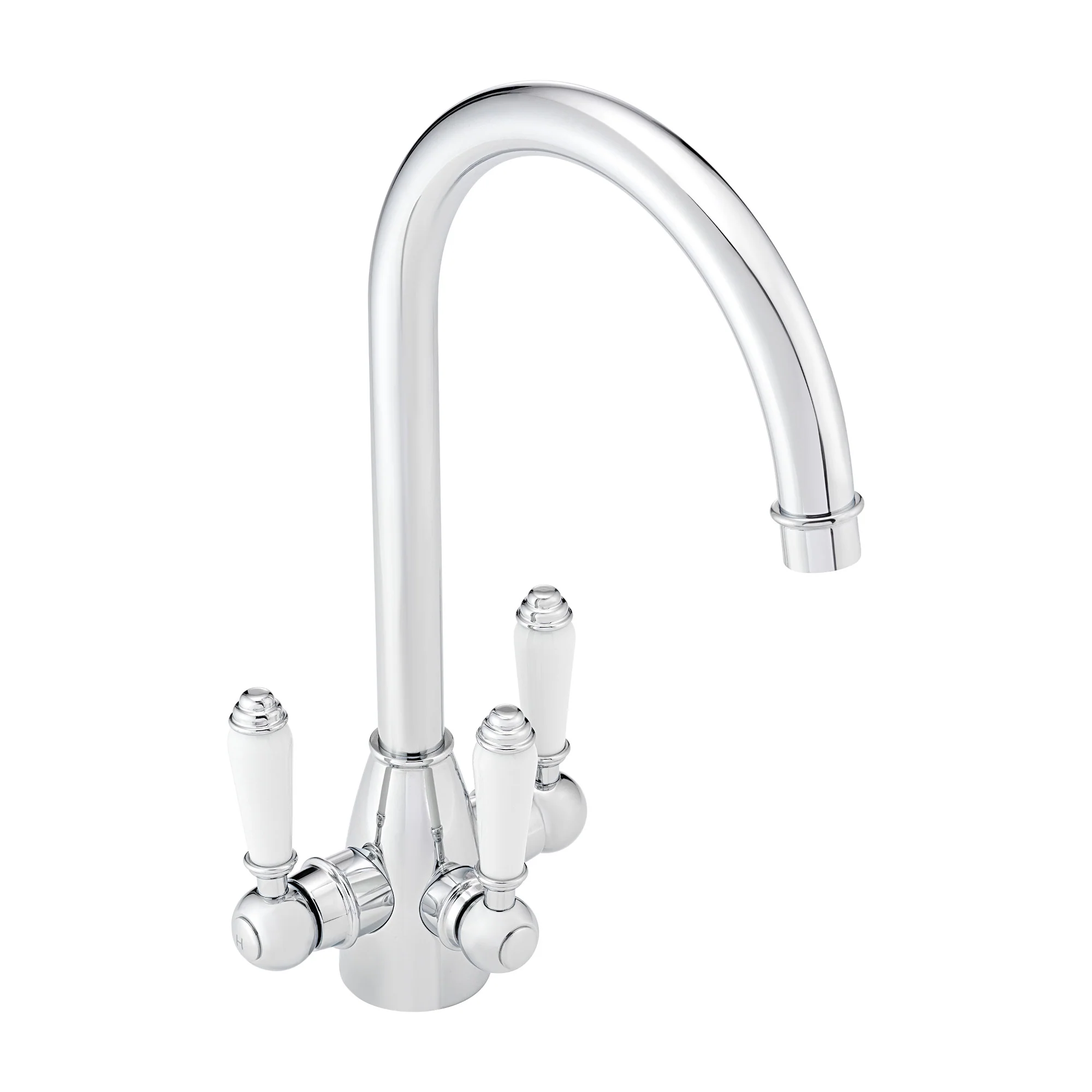 Cotswold traditional filter tap with ceramic levers - chrome