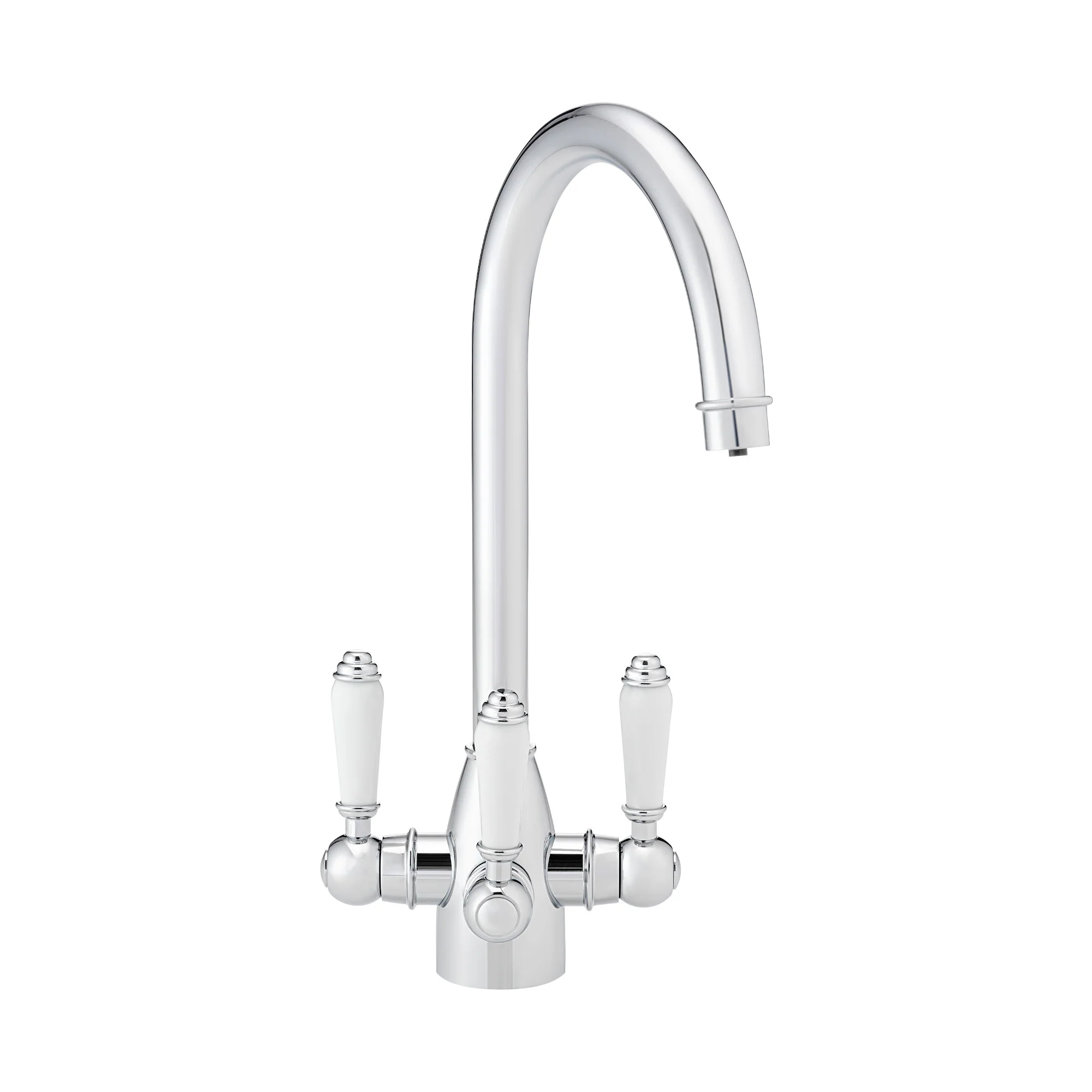 Cotswold traditional filter tap with ceramic levers - chrome - Image 2