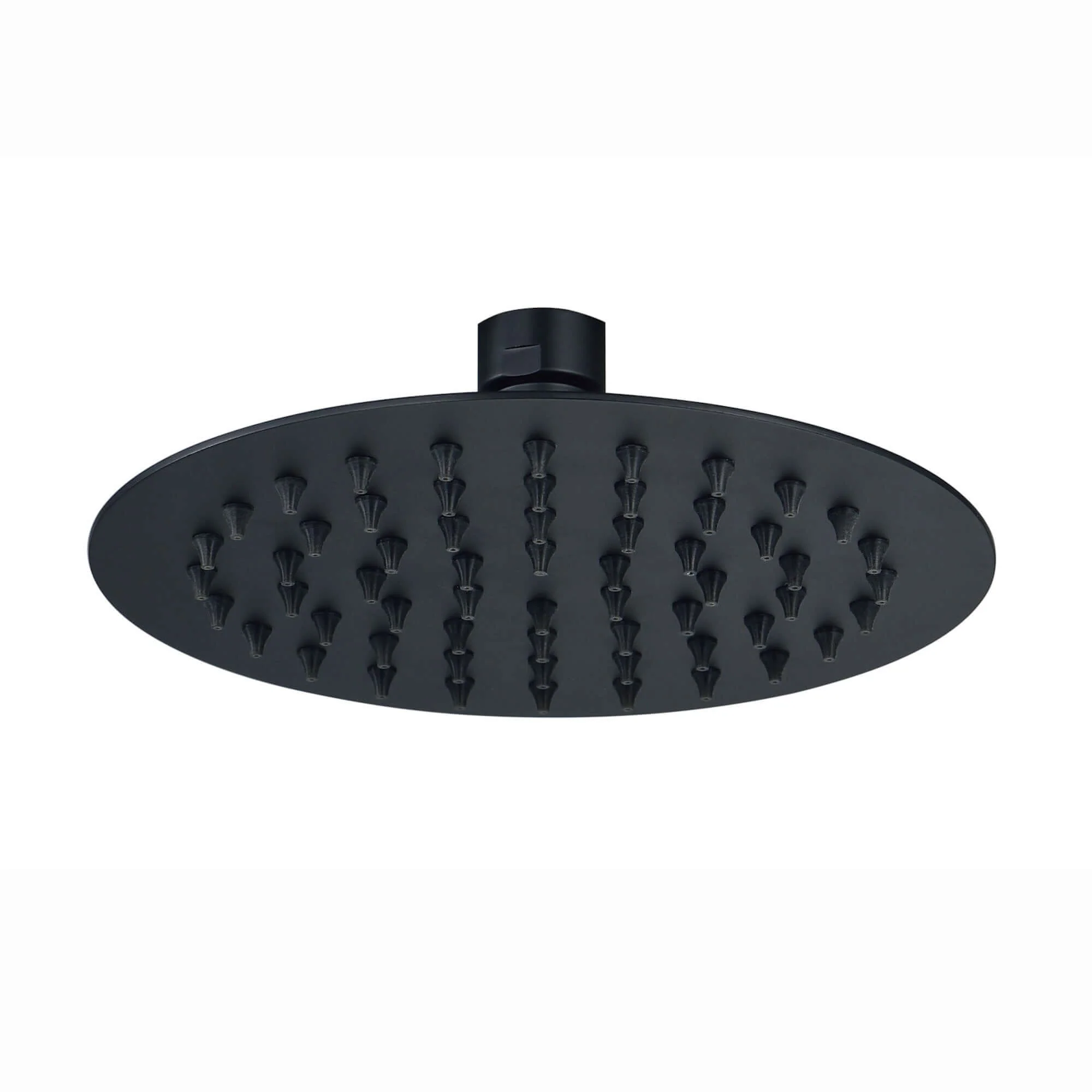 Dune thermostatic bar shower set single outlet with ultra slim 200mm overhead shower - matt black - Image 2