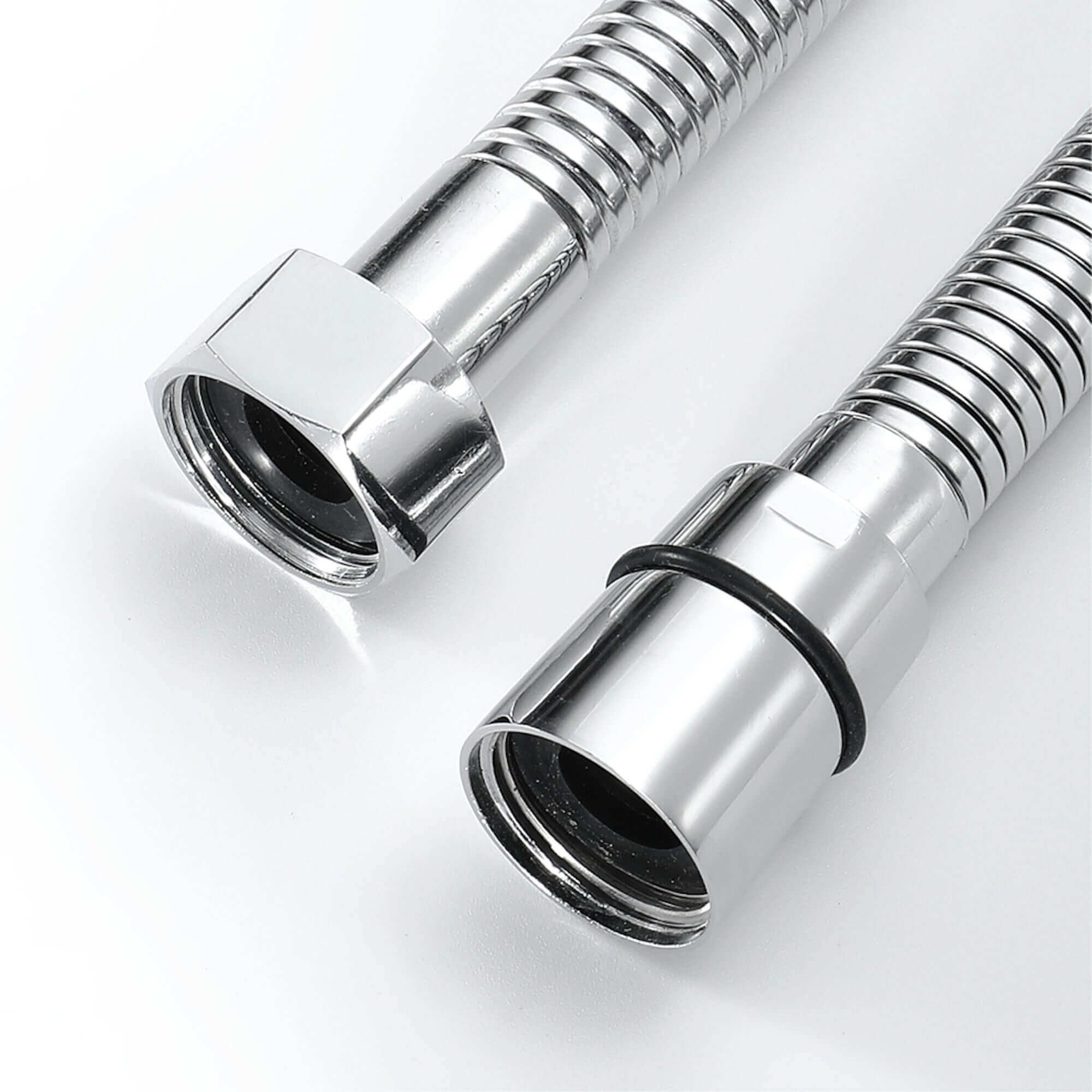 Flex shower hose stainless steel 1.75m standard bore - chrome - Image 3