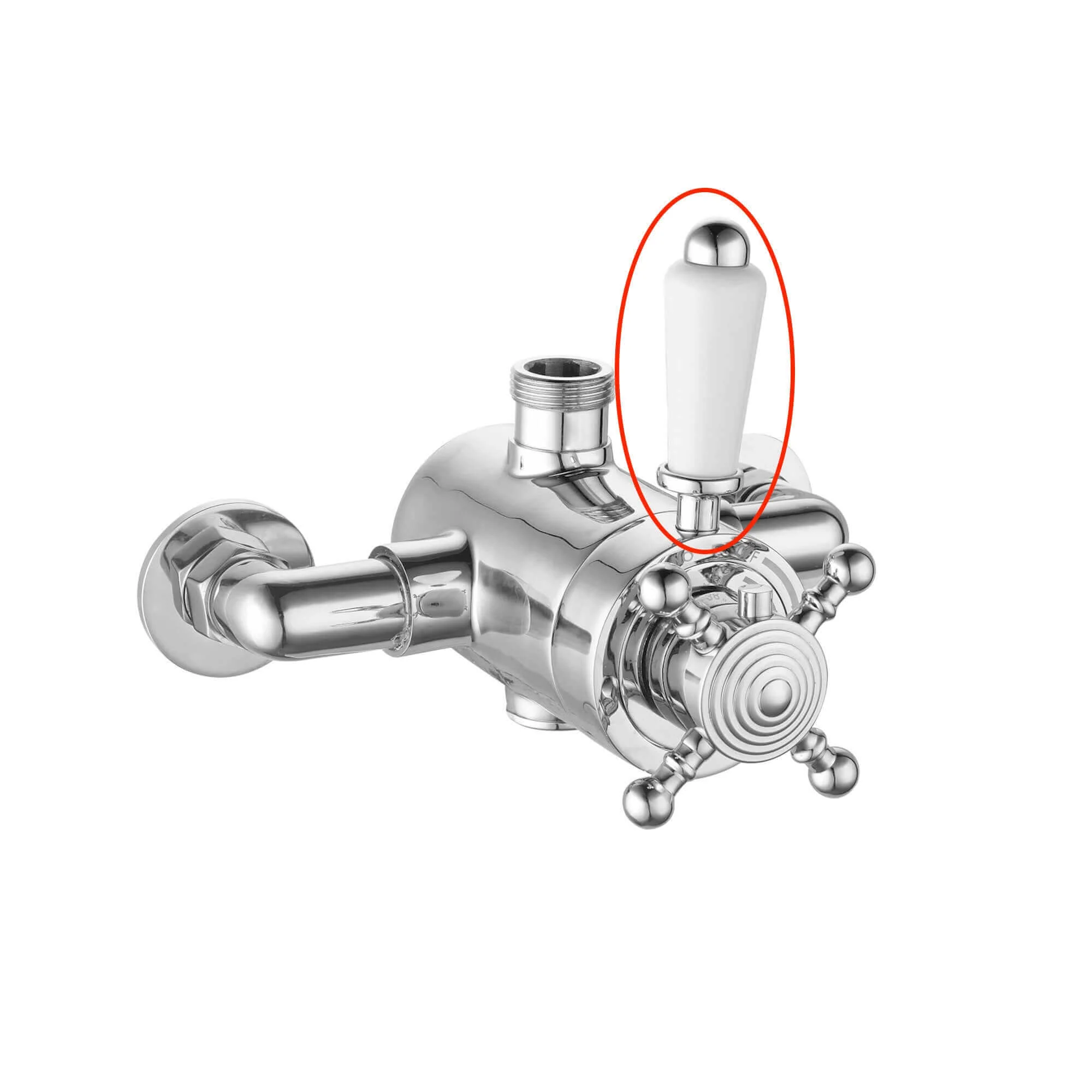 Lever for Dulwich shower valves - chrome - Image 2