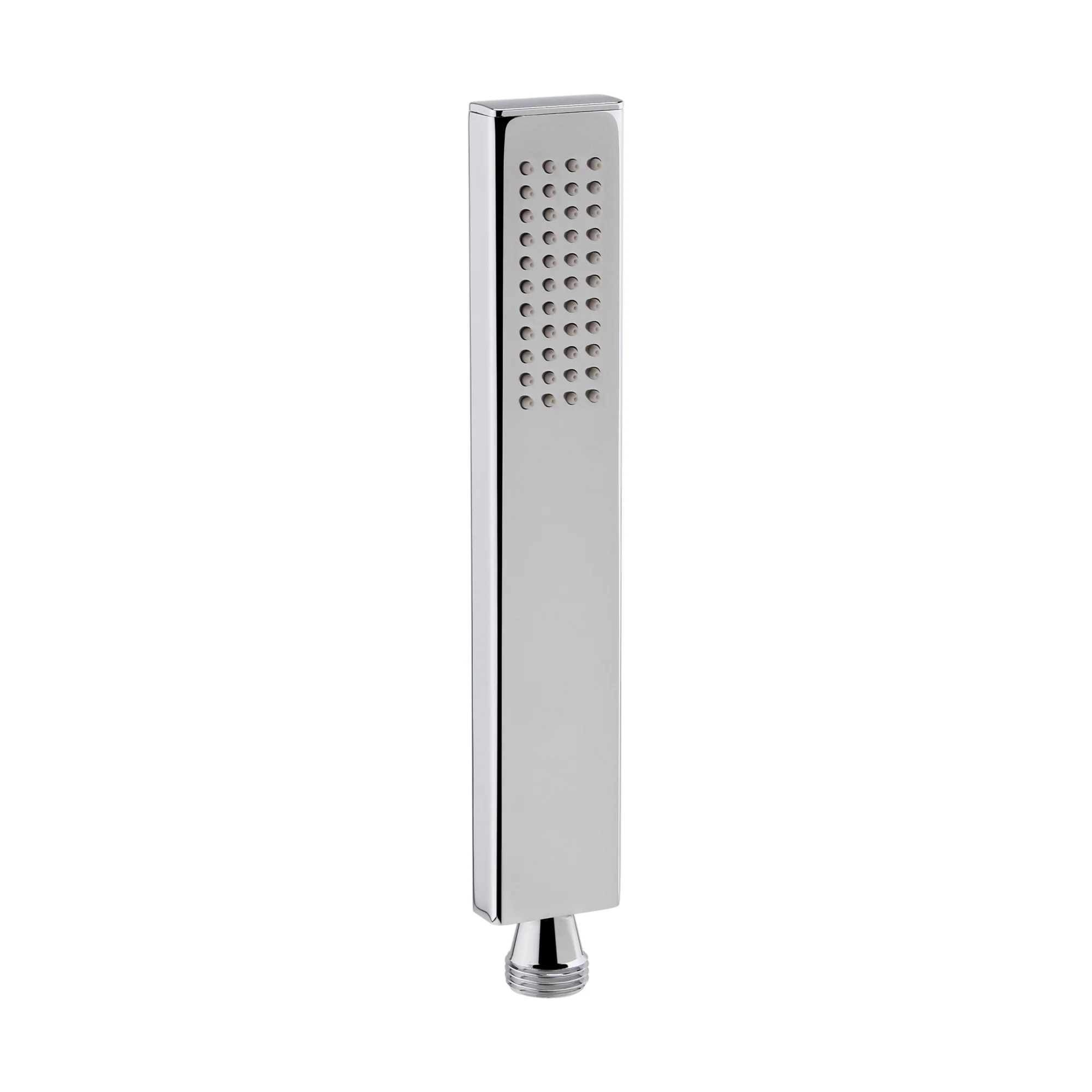 Luxury brass rectangular handset - chrome