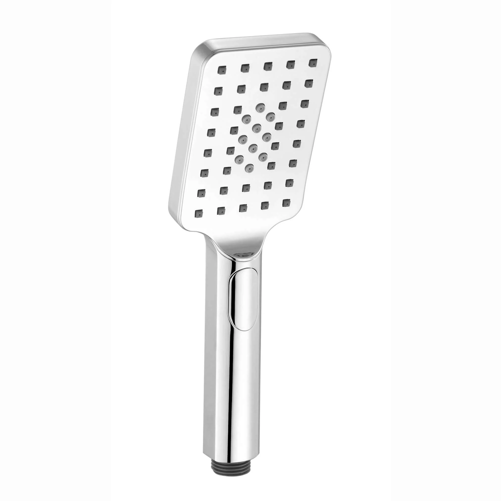 Modern square multi function hand shower 3 setting - chrome