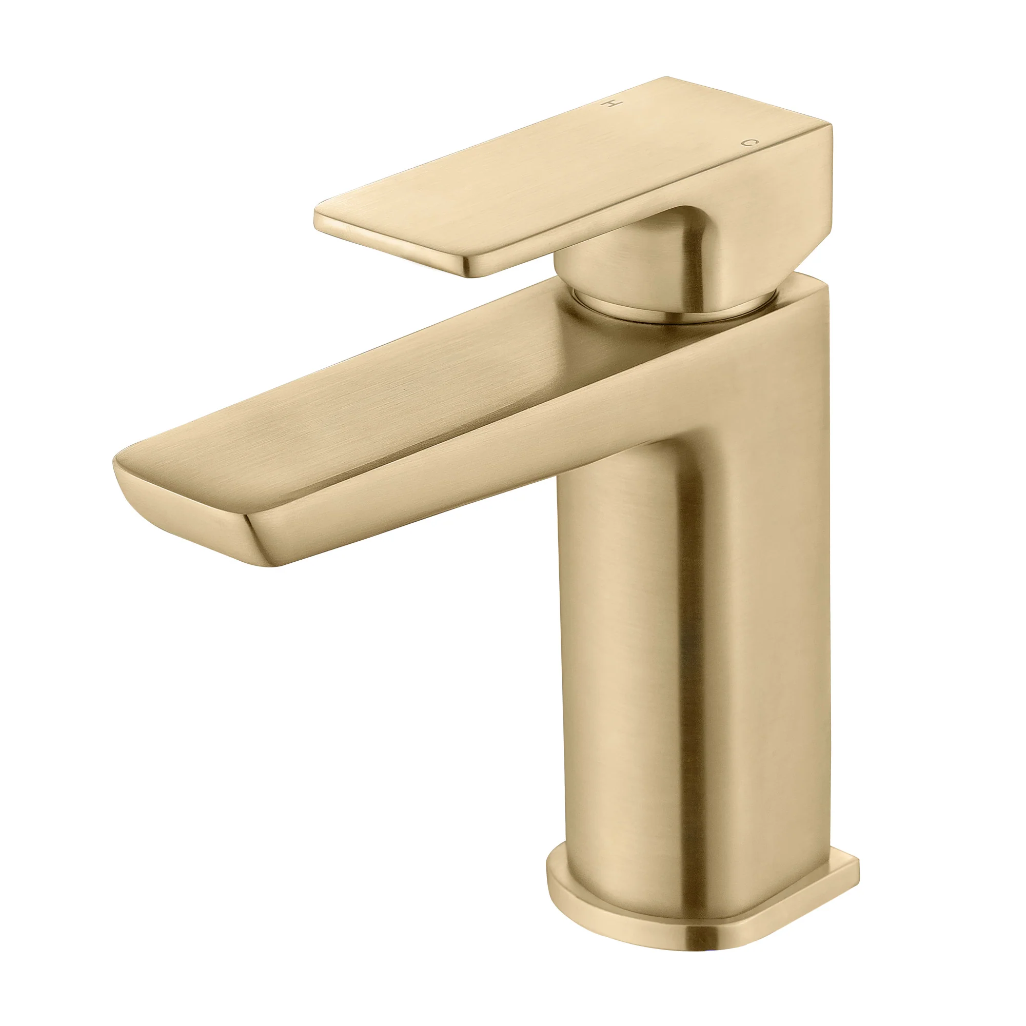 Mykonos bundle incl. bath shower mixer tap with dual riser rail, basin mixer, bath and basin wastes - brushed brass - Image 4