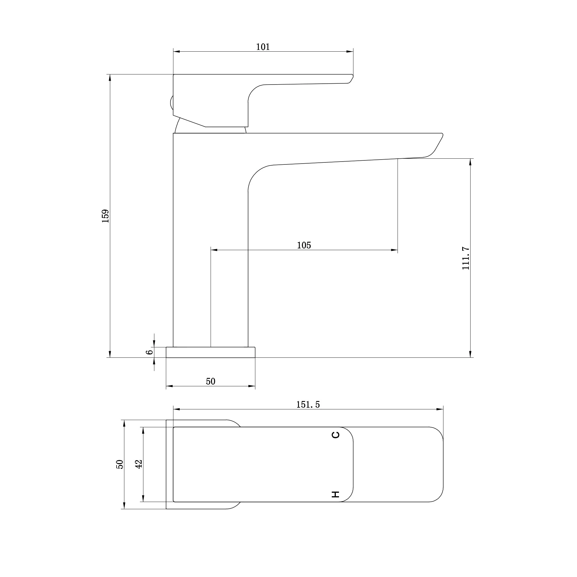 Mykonos bundle incl. bath shower mixer tap with dual riser rail, basin mixer, bath and basin wastes - brushed brass - Image 8