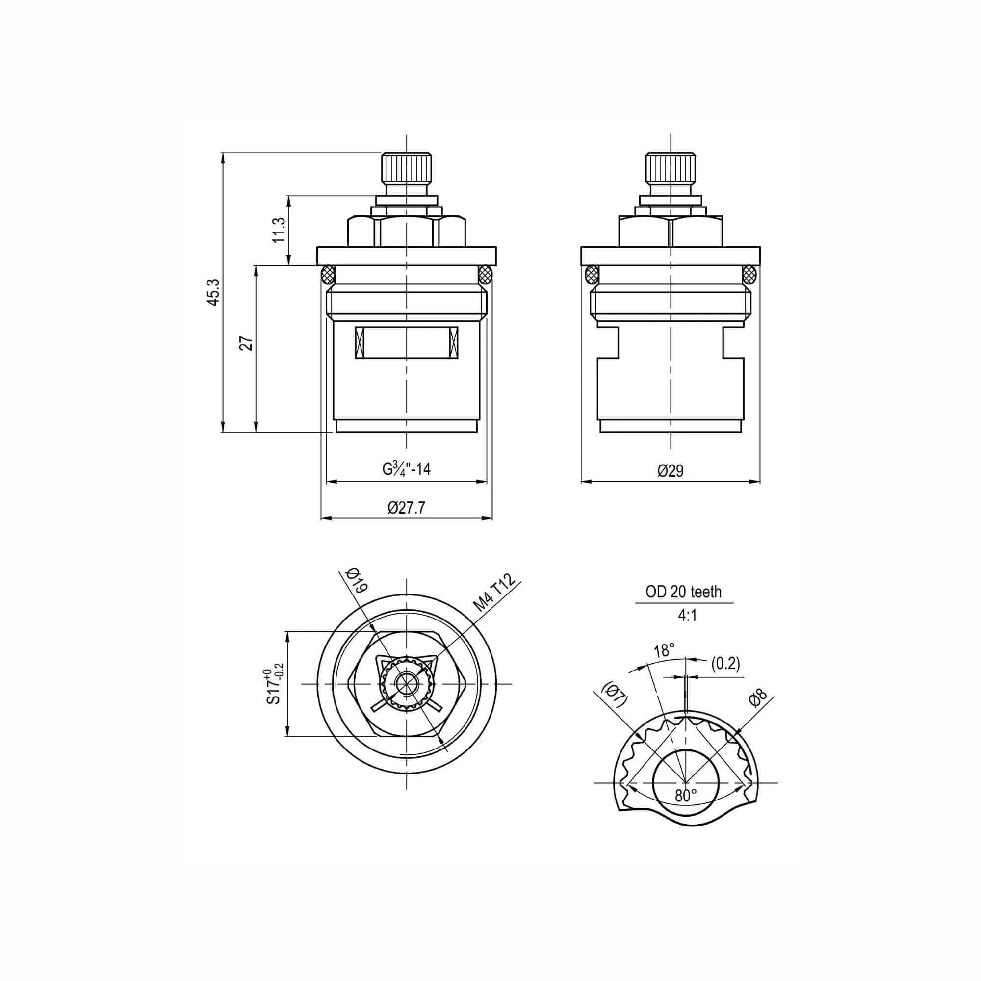 ON/OFF cartridge valve - Modena - Image 2