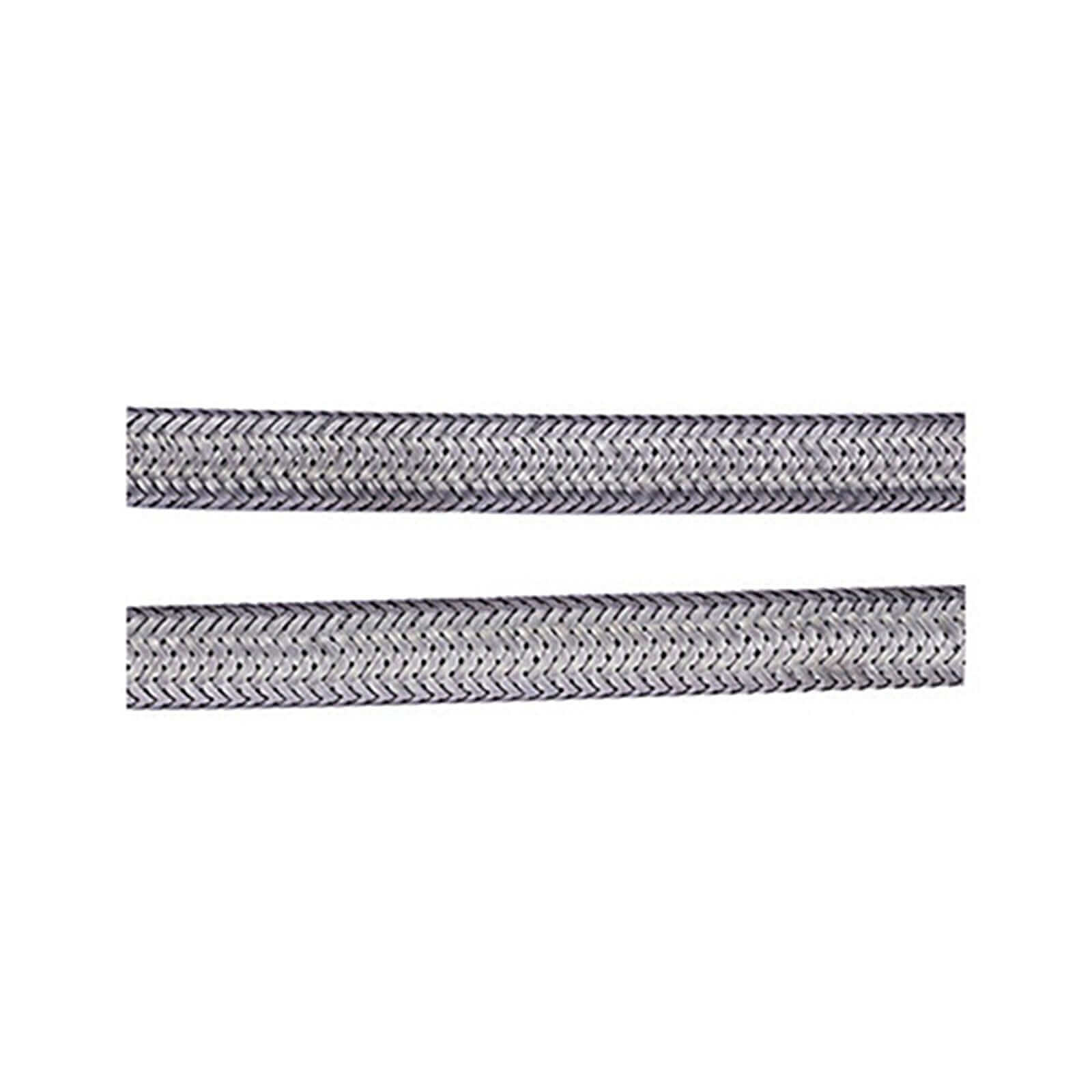 Pair of flexible braided tap connectors for kitchen or basin taps 10mm x 400mm x 1/2" - Image 3
