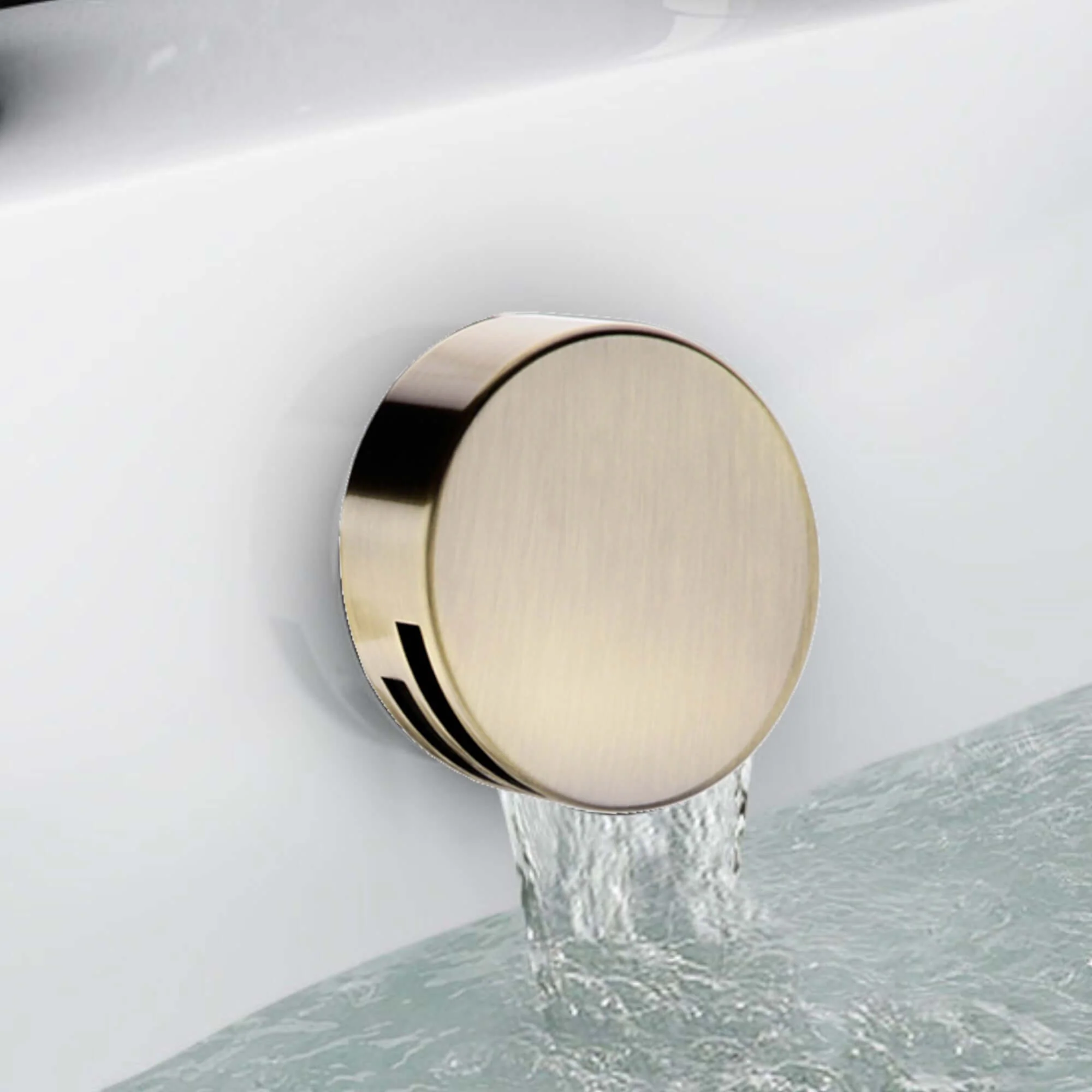 Regent Traditional Crosshead And White Lever Concealed Thermostatic Shower Set Incl. Triple Diverter Valve, Wall Fixed 8" Shower Head, Slider Rail Kit, Bath Filler Waste with Overflow - Antique Brass (3 Outlet) - Image 4