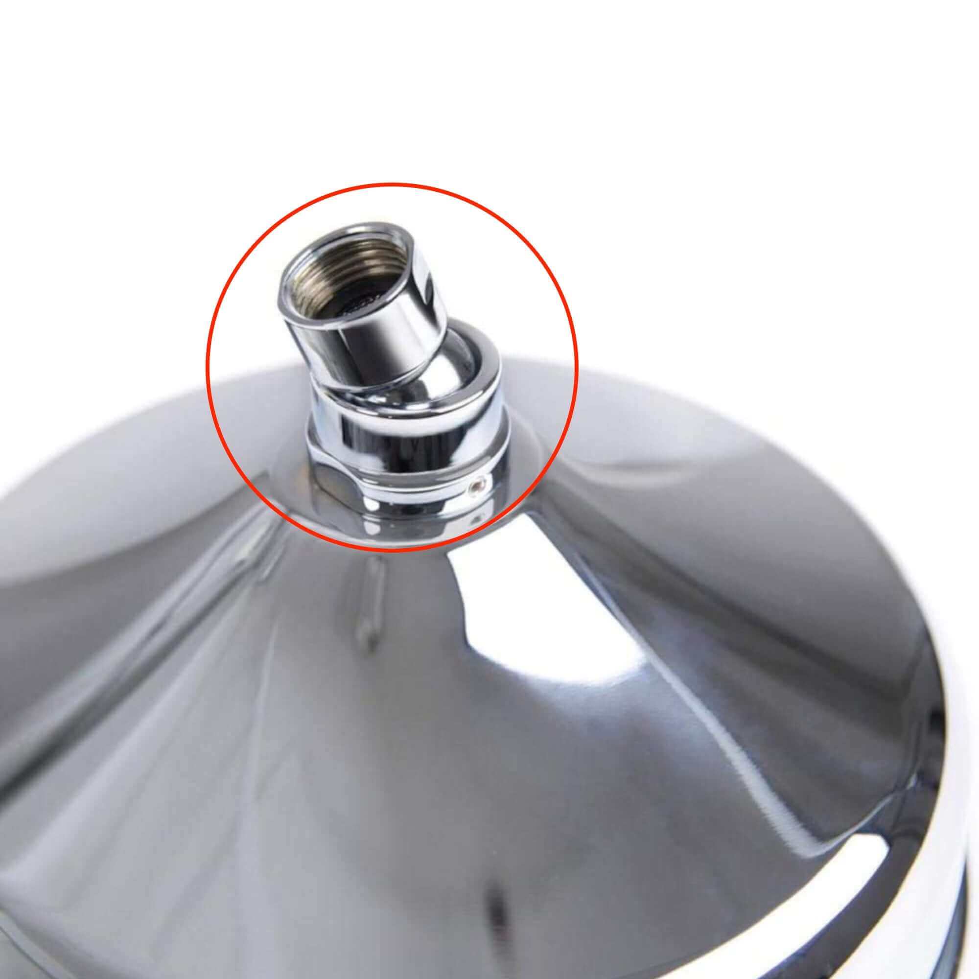 Ball joint connector for shower head R18 and R01 - chrome - Image 2