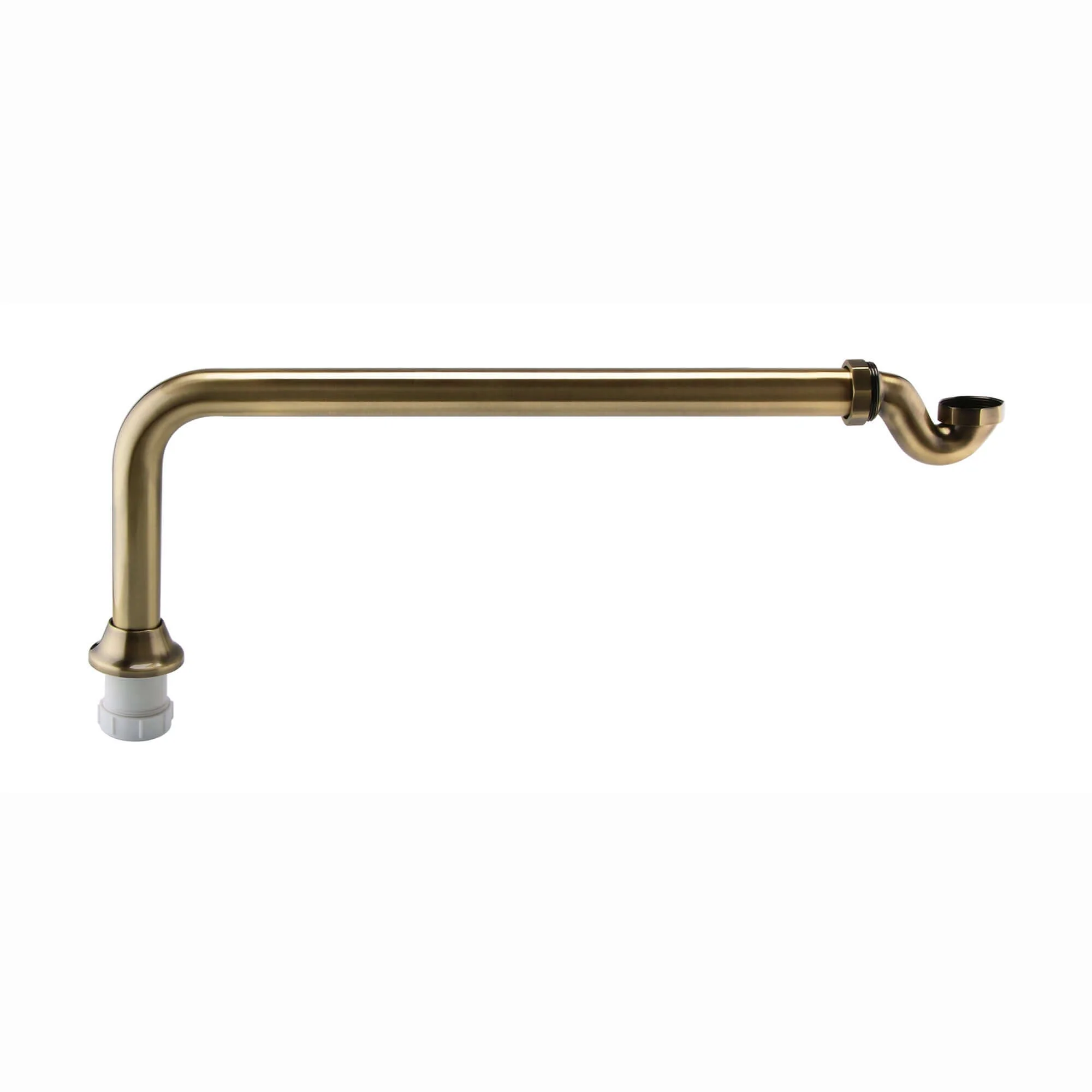 Roll top bath pack incl. exposed bath waste, shrouds and bath trap - antique brass - Image 4