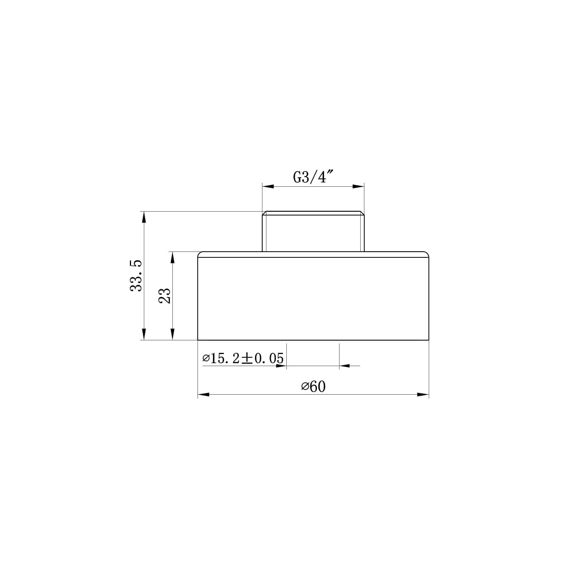 Round easy fix kit bracket for bar shower valves - matt black - Image 4