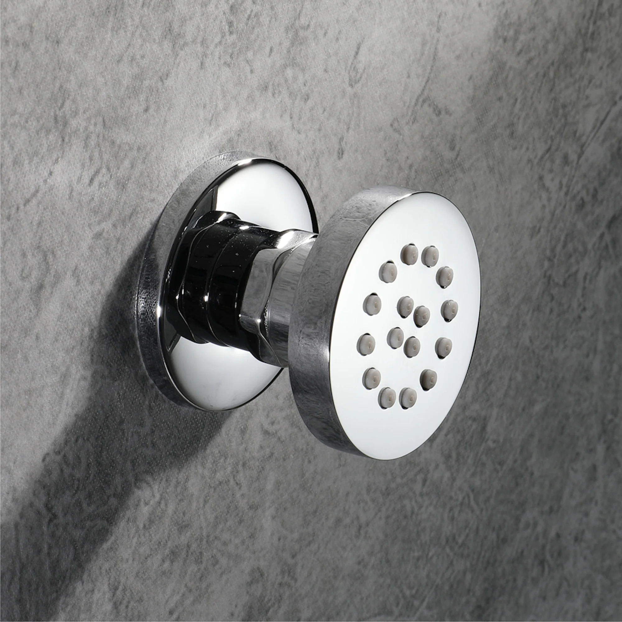 Round shower body jet - chrome - Image 2