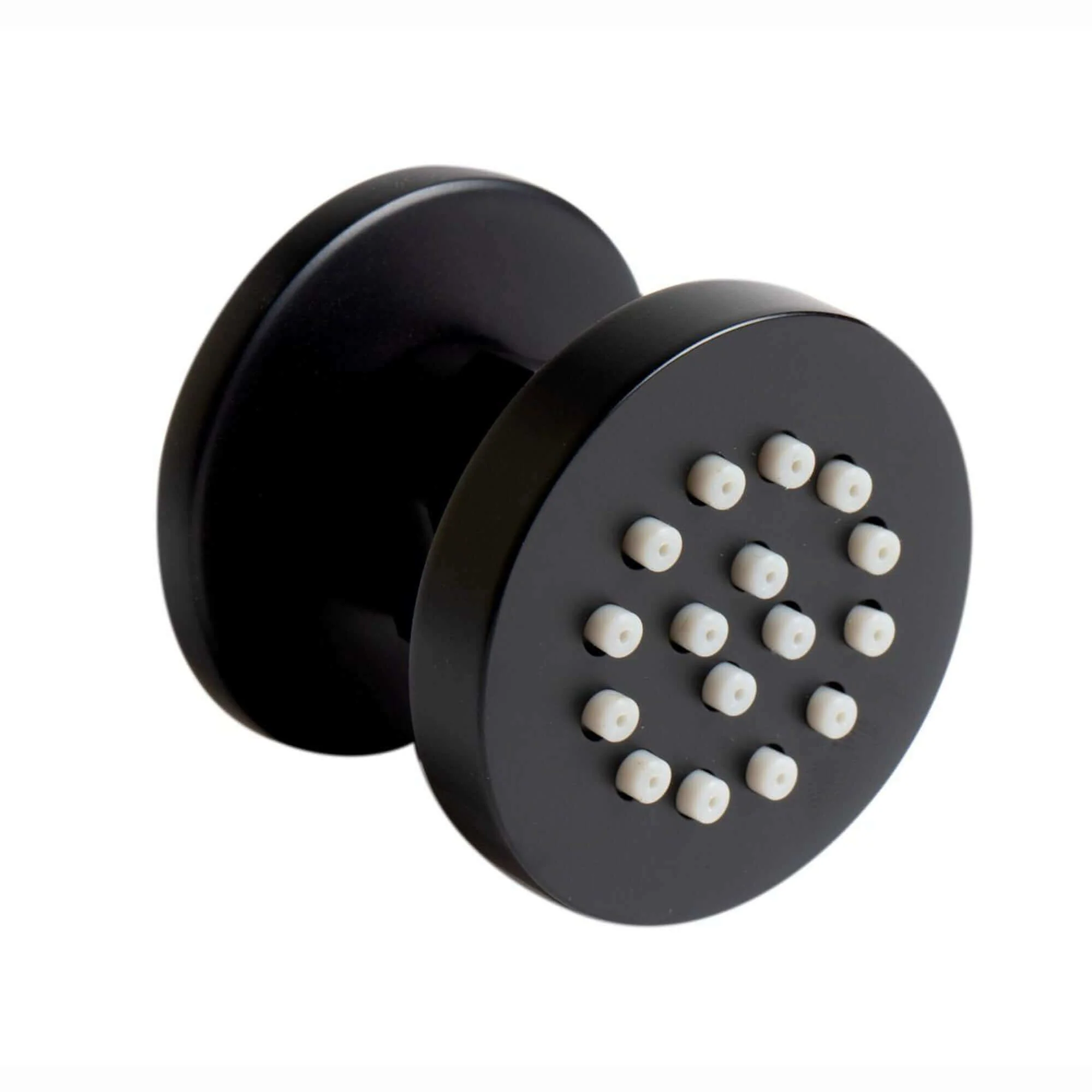 Round shower body jet - matt black
