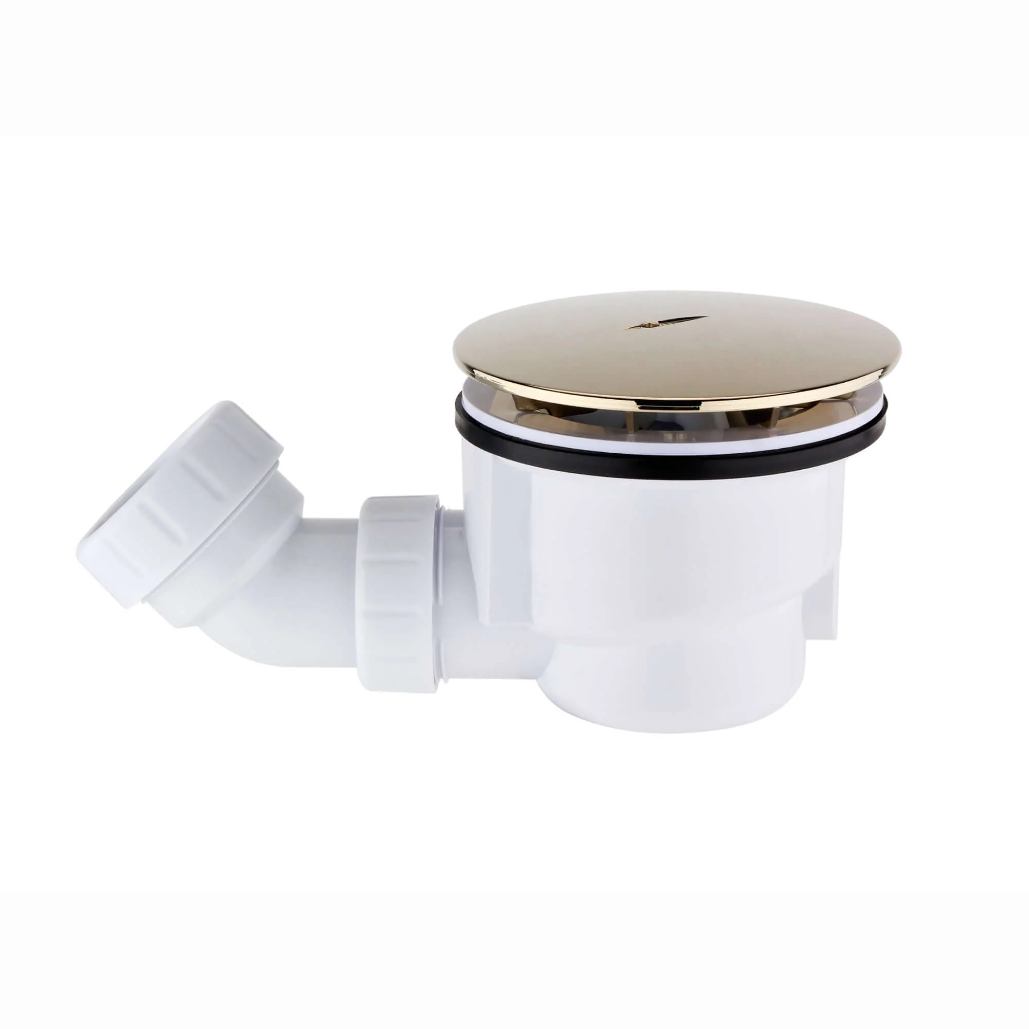 Shower tray high flow waste 90mm - gold