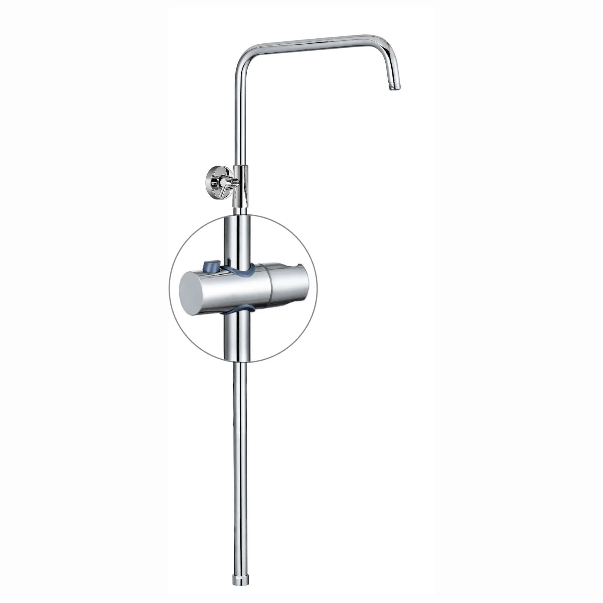 Sliding shower head holder for G03 - chrome - Image 2
