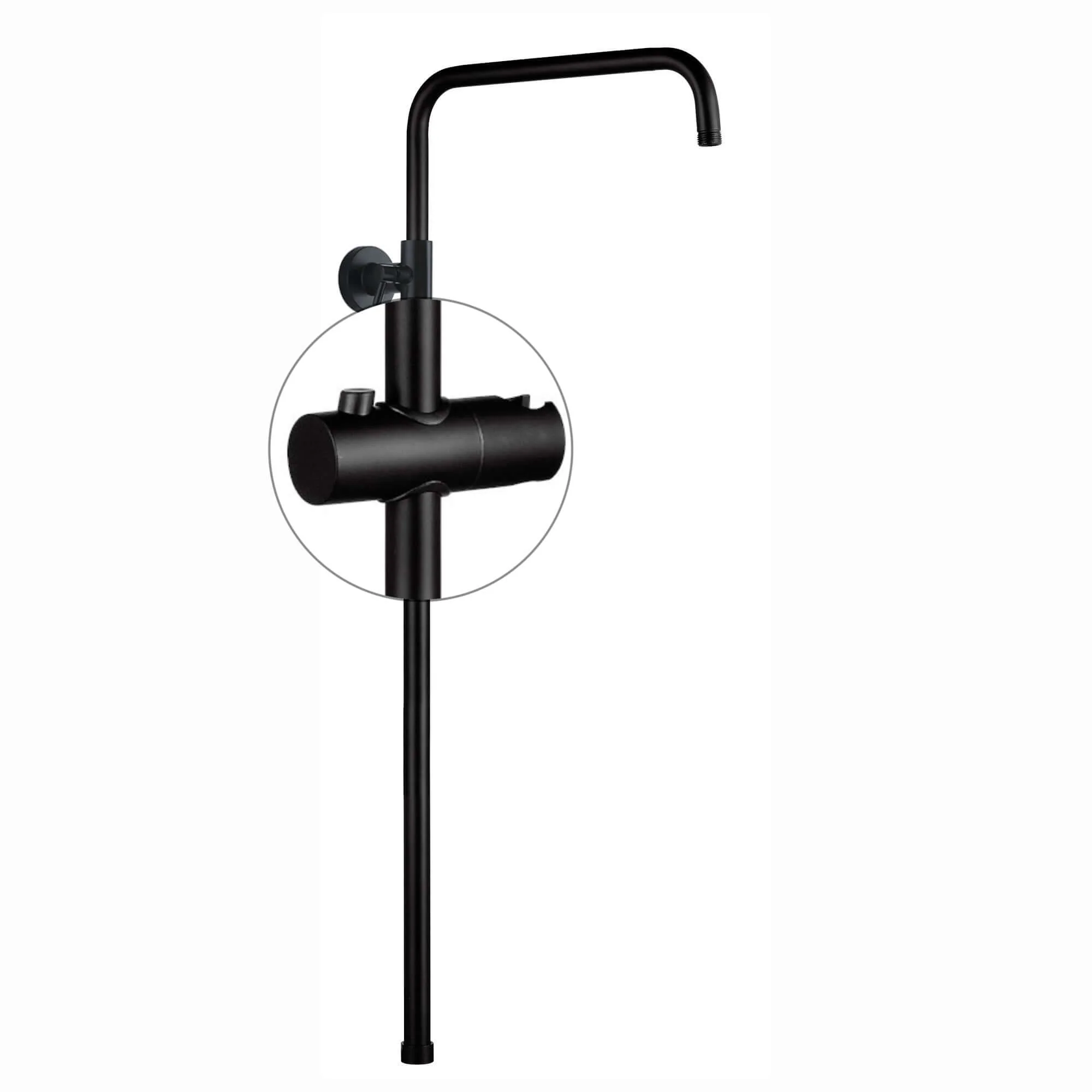 Sliding shower head holder for G18 - black - Image 2