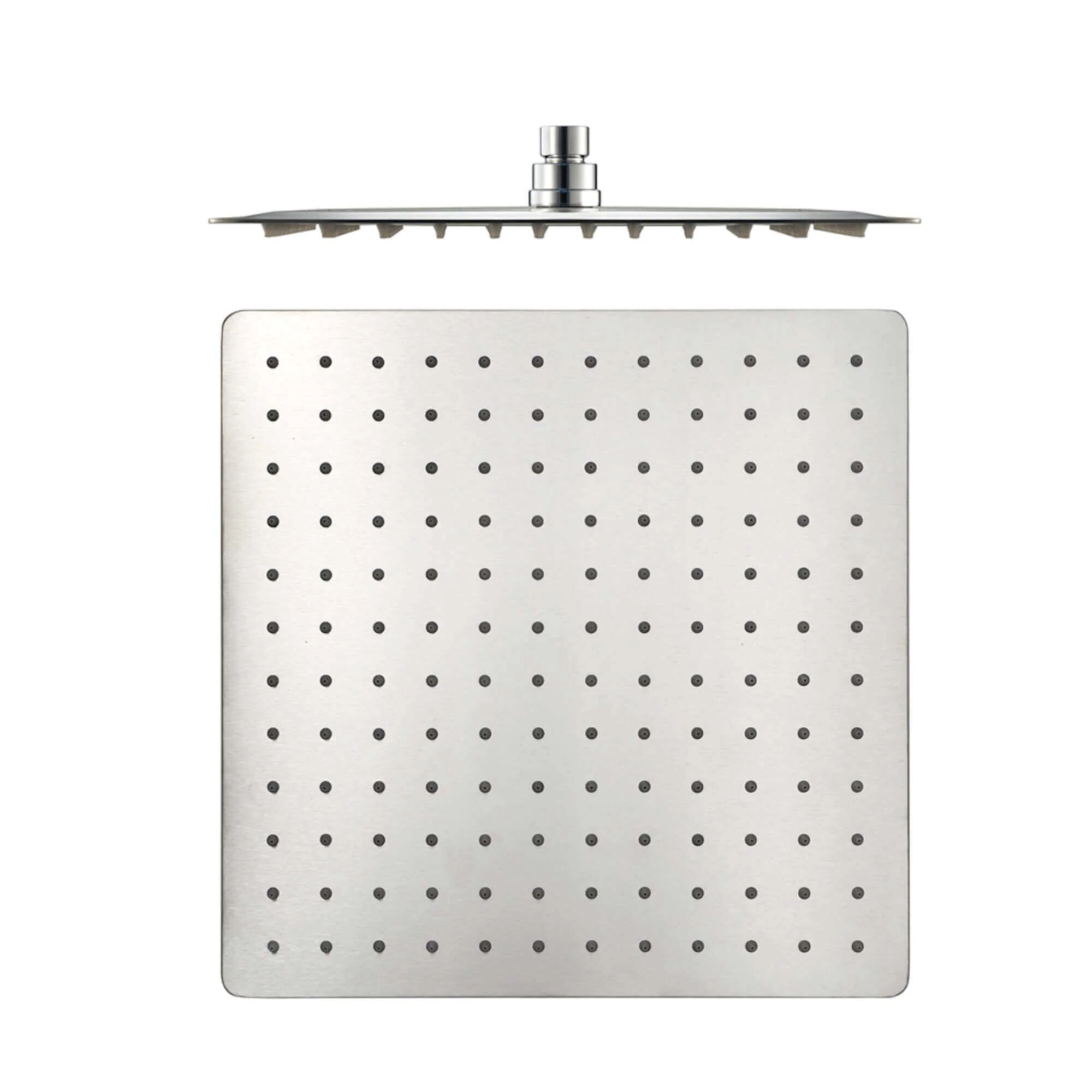 Spello Square Thermostatic Concealed Shower Set with Wall Mounted Shower & Handset Kit - Chrome - Image 2