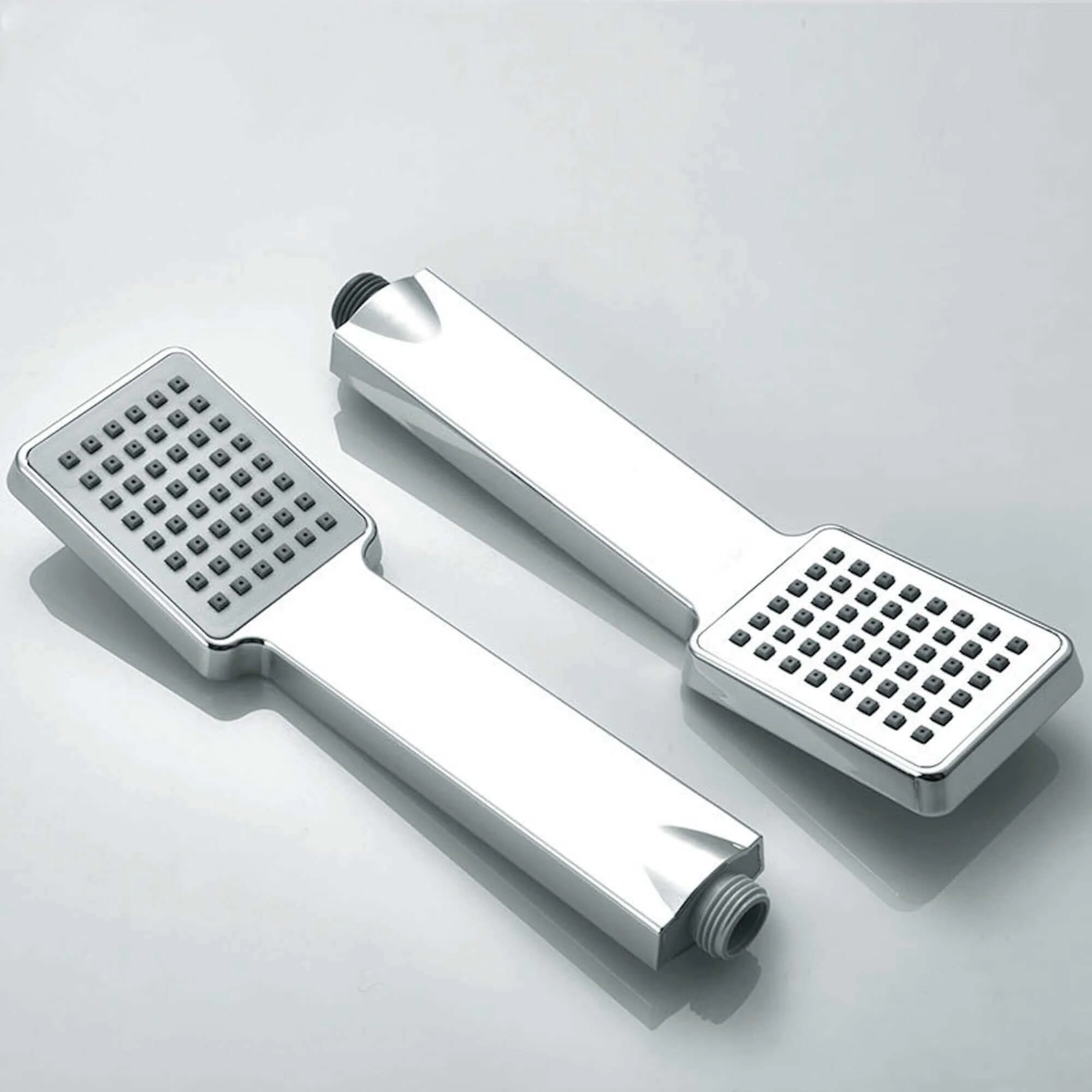 Square Paddle Hand Shower Kit incl. Hose and Wall Bracket - Chrome - Image 5