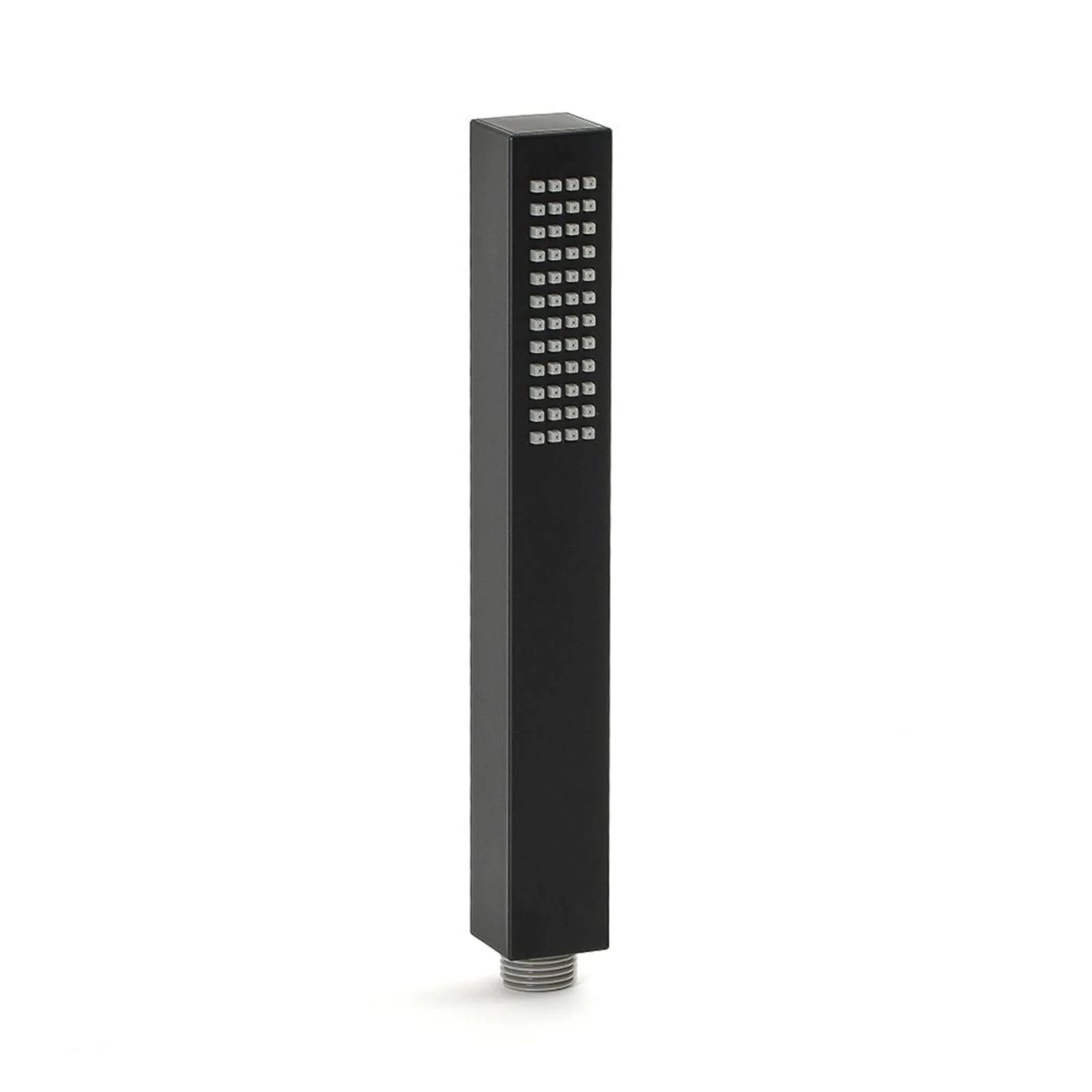 Square pencil design hand shower modern - black