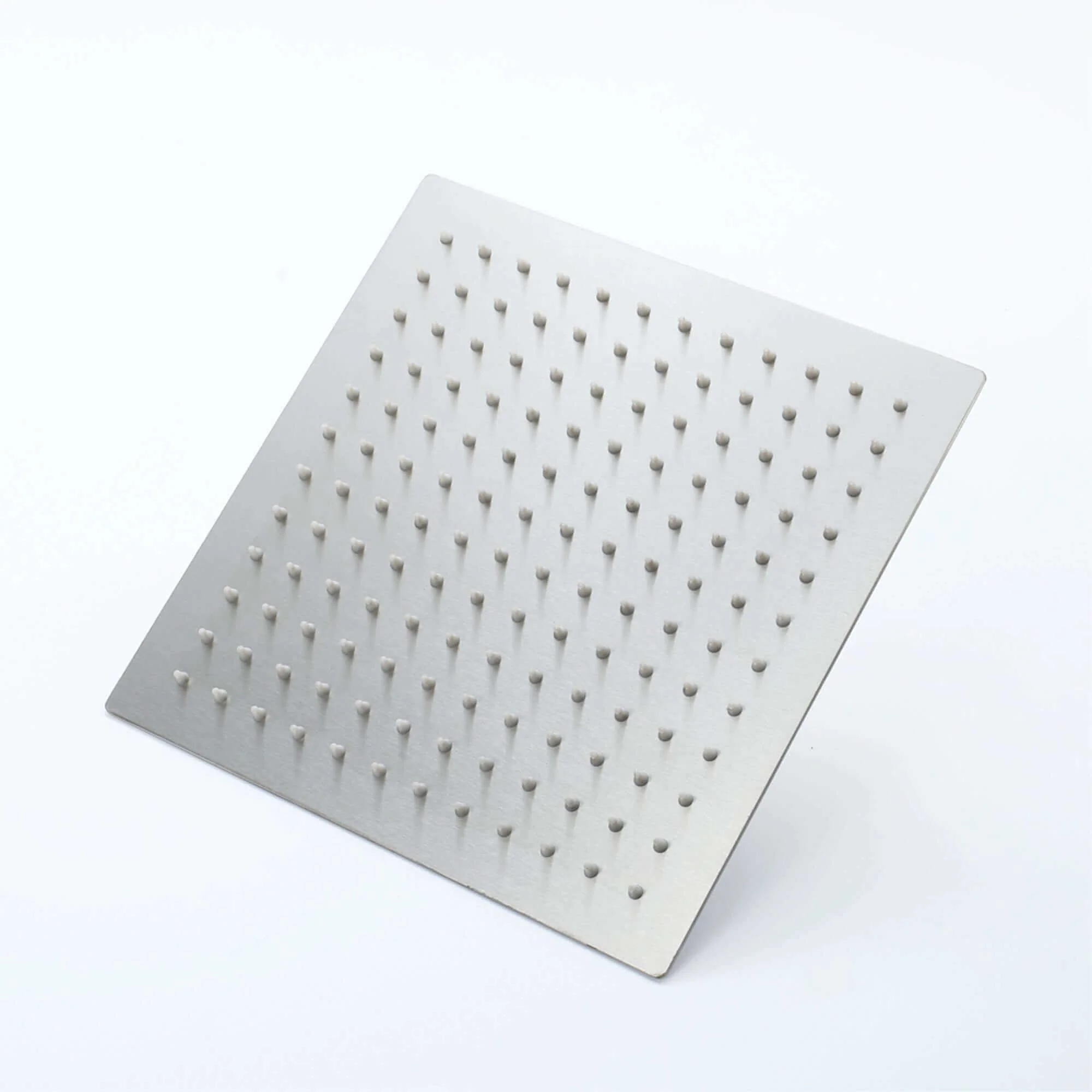 Square ultra slim shower head stainless steel 300mm - chrome - Image 2