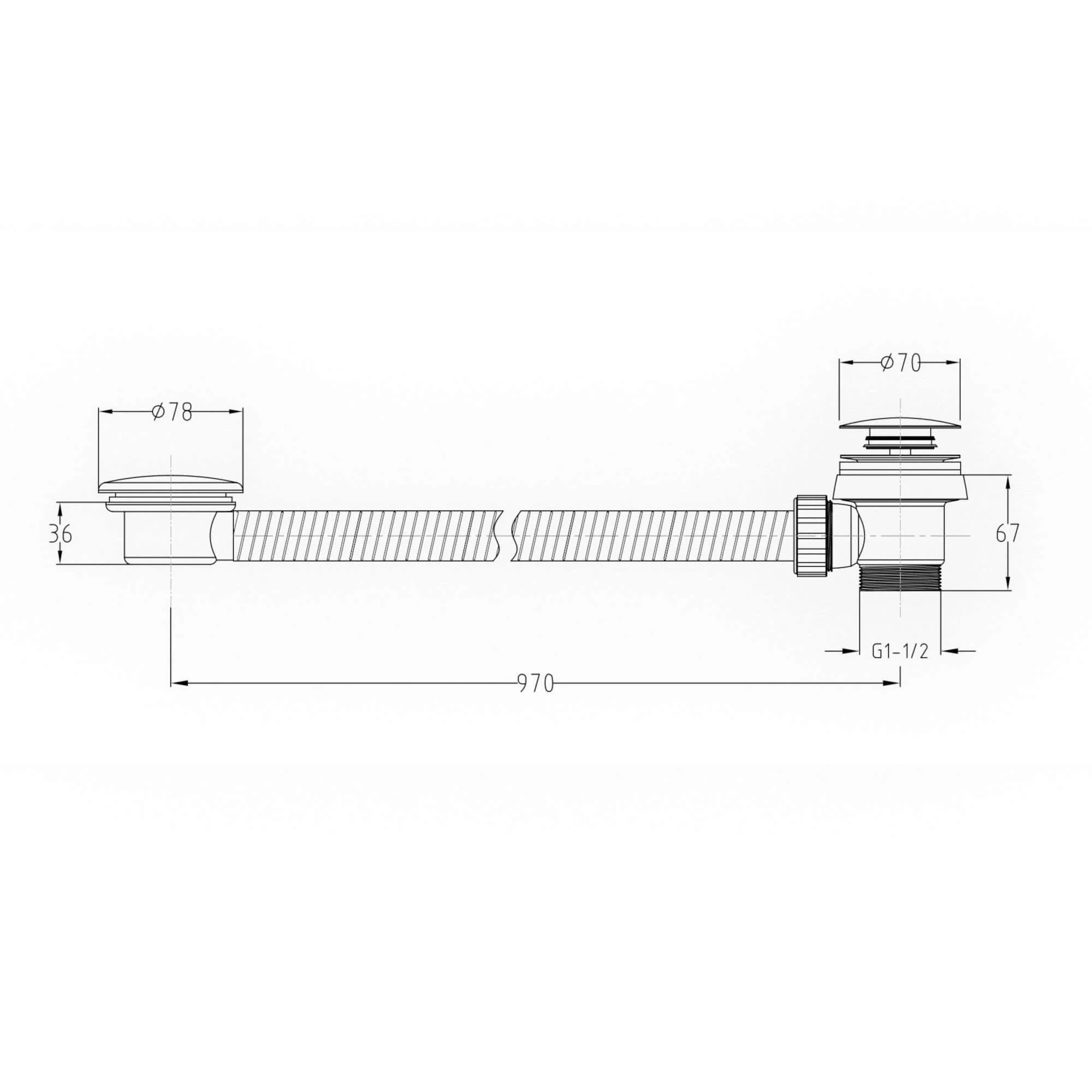 Stella bundle incl. bath shower mixer tap with dual riser rail, basin mixer, bath and basin wastes - chrome - Image 10