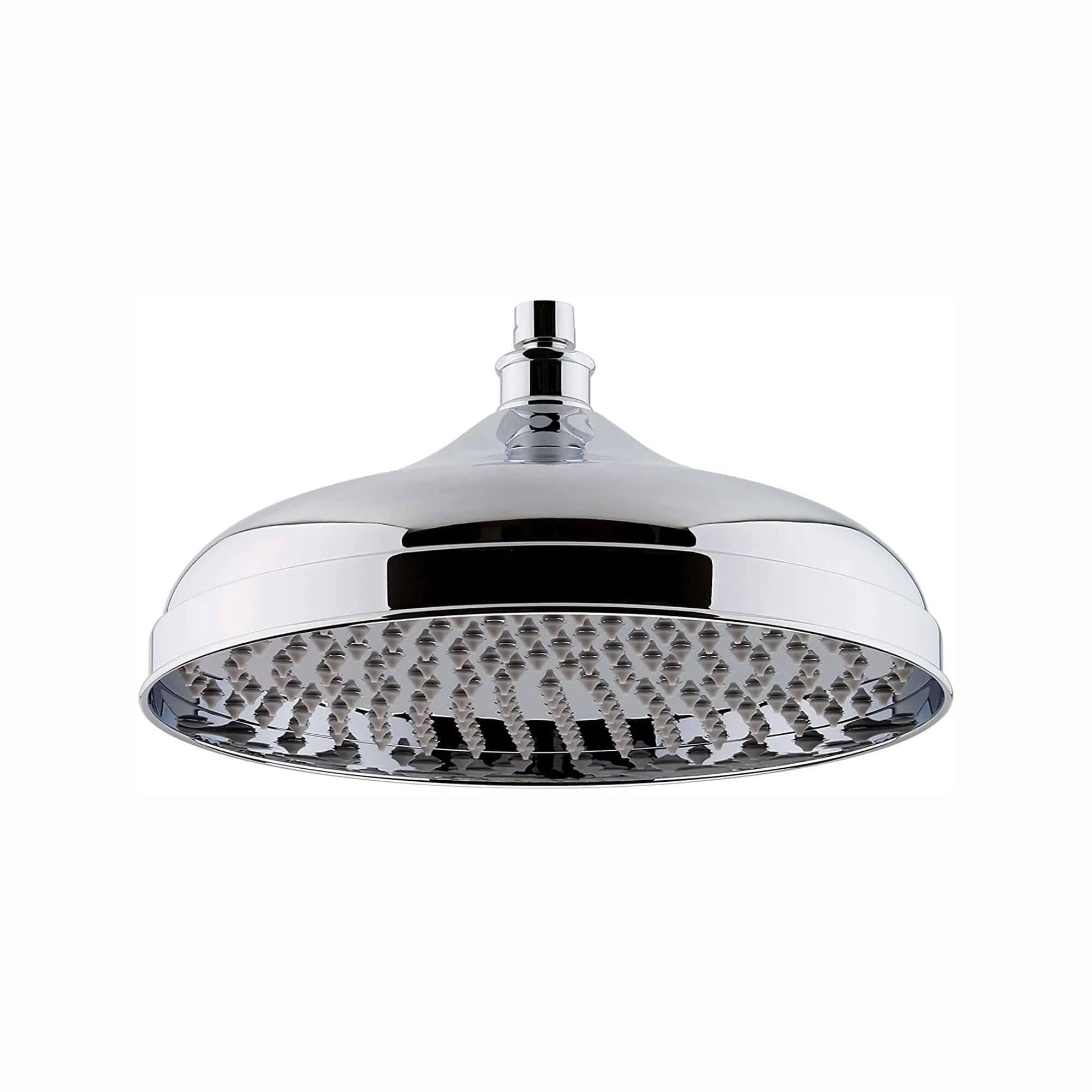 Traditional shower head apron rose brass 300mm - chrome