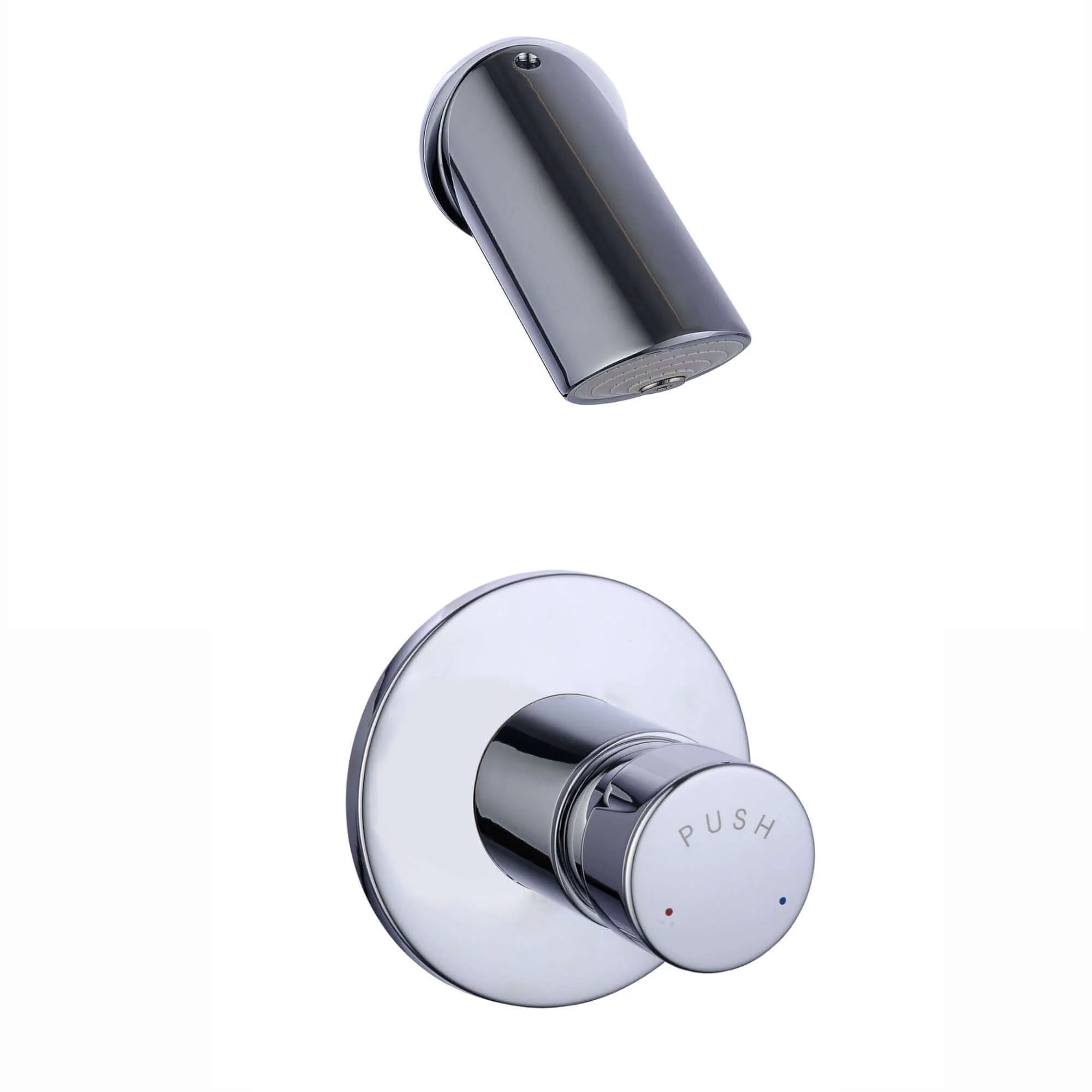 Vision non concussive time adjustable shower mixer kit concealed - chrome